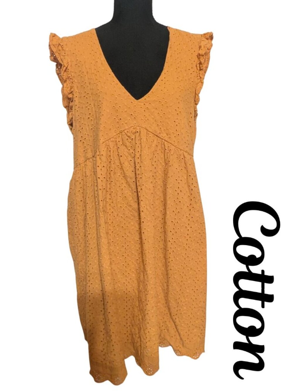 Knox Rose 100% Cotton Eyelet Dress